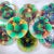 Josiah Wedgwood Wedgwood Majolica Tortoiseshell Seafood Plates, Per Item For Sale - Image 4 of 12