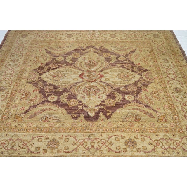 Peshawar Rug 6'6'' X 6'10'' For Sale - Image 10 of 11