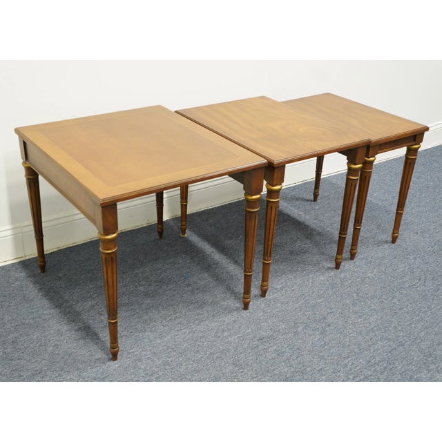 Heritage Furniture Italian Neoclassical Tuscan Style Accent Nesting End Tables 18-572-69 For Sale In Kansas City - Image 6 of 13