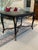 1950s French Rococo / Mid Century Revival Center Table in Matte Ebonized Finish For Sale In Dallas - Image 6 of 10