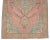 Rose Distressed Turkish Small Rug Hand Knotted Vintage Oushak Area Rug - 3′1″ × 4′9″ For Sale - Image 8 of 12