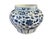 Superb Ming dynasty style chinoiserie blue and white vase, hand-painted with a phoenix and peonies symbolizing good...