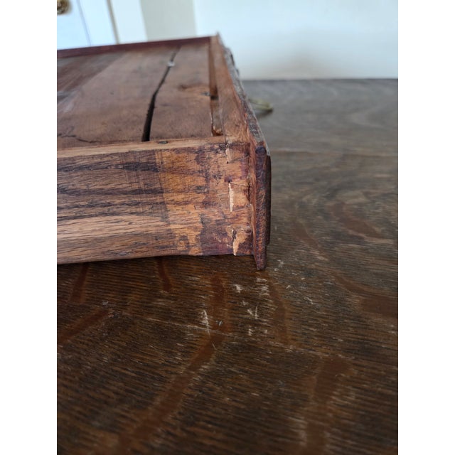 Arts & Crafts Antique Mission Oak Arts & Crafts Desk / Library Table With Built-in Bookcases (Circa 1900s) For Sale - Image 3 of 13