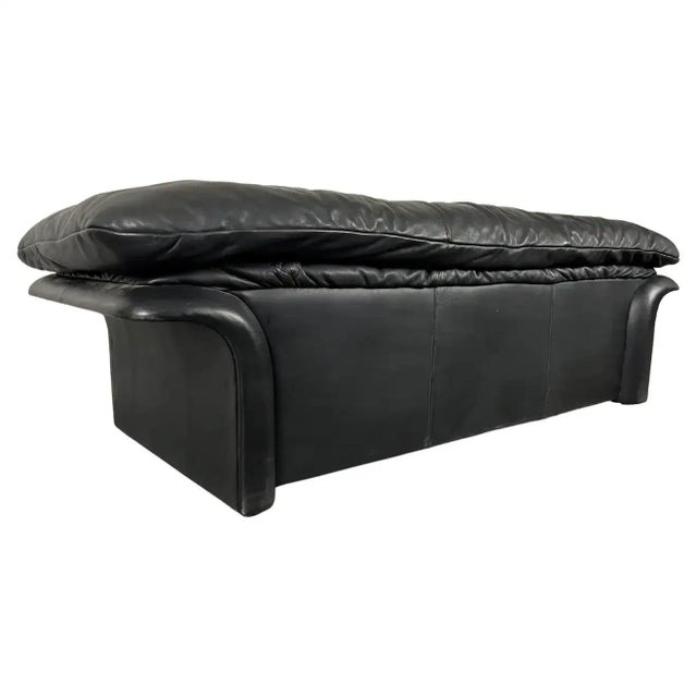 Post Modern Leather Bench For Sale - Image 13 of 13