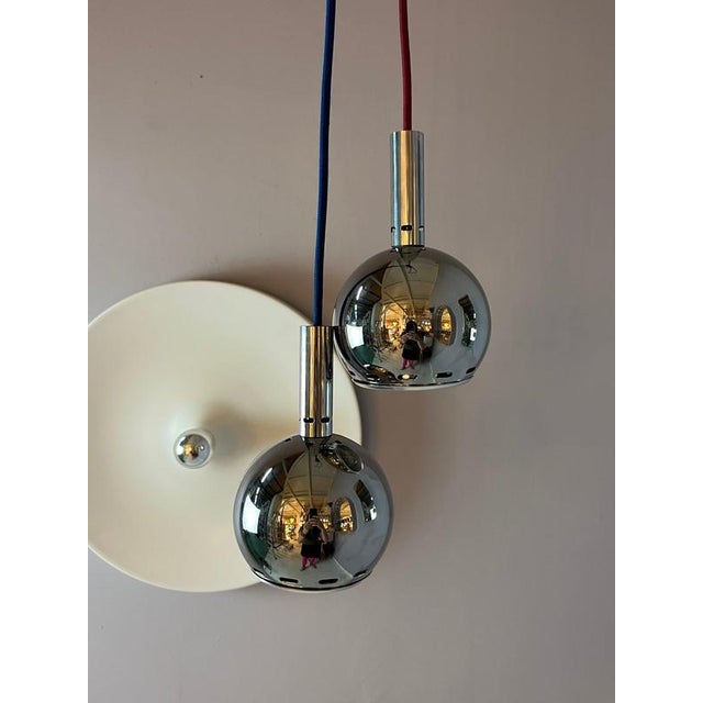 Silver Ball Lamp in Chrome from Sölken For Sale - Image 8 of 8