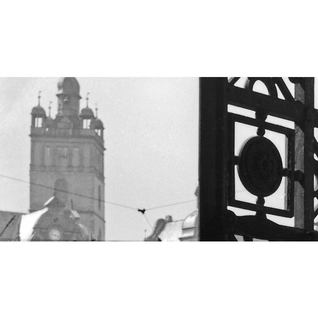 Traditional Shadows with Iron Gate Residence Castle Darmstadt, Germany, 1938, Printed 2021 For Sale - Image 3 of 5