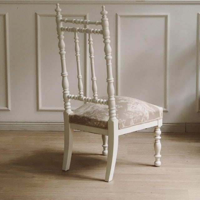 Low Gründerzeit Chair with Turned Backrest For Sale - Image 10 of 10