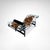 1990s Double Ponyskin LC4 Chaise Longue by Le Corbusier for Cassina, 1990s For Sale - Image 5 of 18
