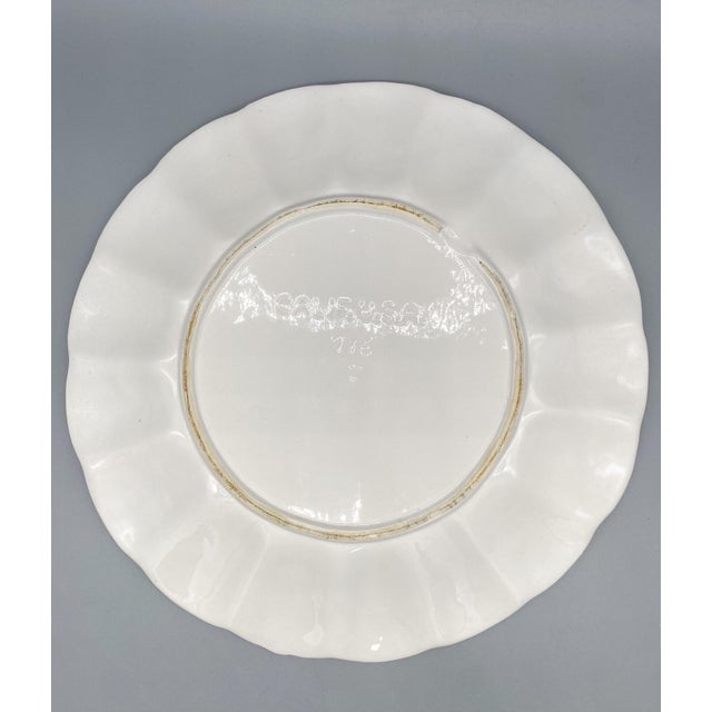 White Mid Century California Pottery White Grape Vine Tureen With Ladle and Underplate For Sale - Image 8 of 12