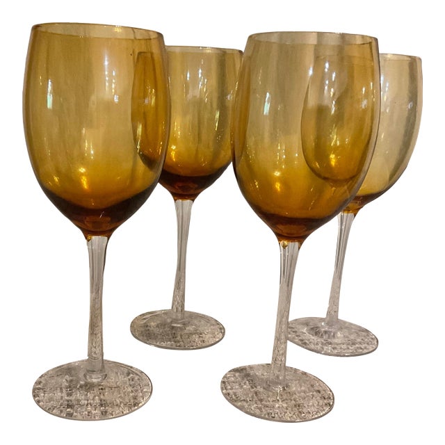 1970s Contemporary Wine Glasses - Set of 4 For Sale