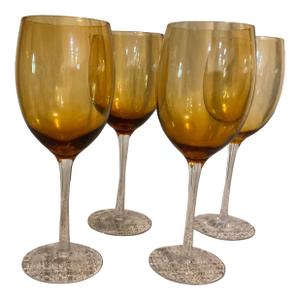 1970s Contemporary Wine Glasses - Set of 4