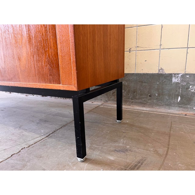 Black Teak Sideboard from Scanform, 1960s For Sale - Image 8 of 13