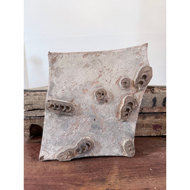 Brown Set of Three 19th Century Numbered Wallpaper Printing Blocks, Victorian For Sale - Image 8 of 12