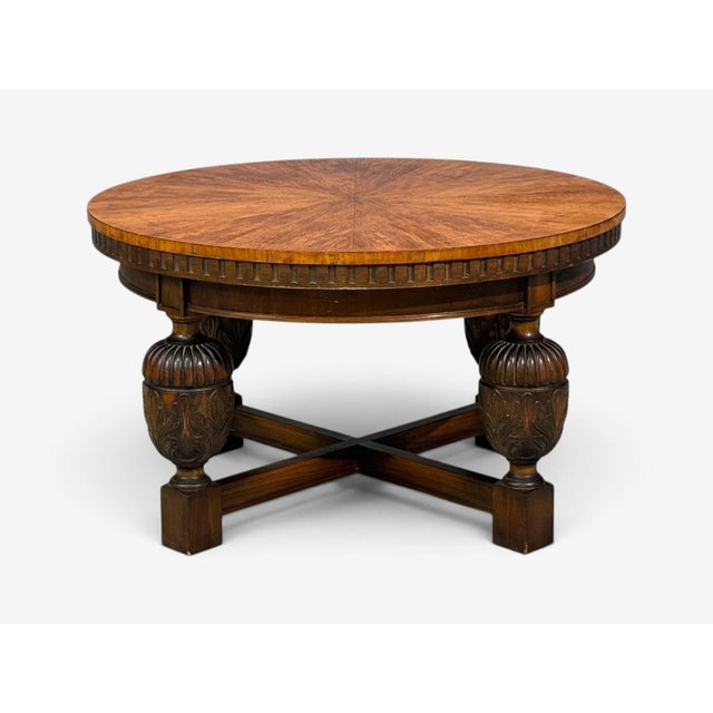 Mid-Century Modern Ab Slutarps Möbelindustri, Swedish Grace, Coffee Table, Mahogany, Sweden, 1930s For Sale - Image 3 of 12