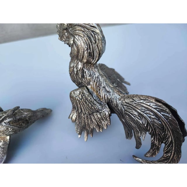 Japanese Hen and Rooster Figurines, 1950s, Set of 2 For Sale - Image 6 of 10