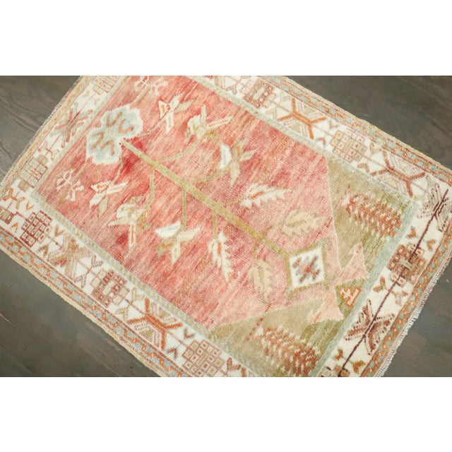 Early 20th Century Antique Zabihi Collection Turkish Small Rug - 2'6" x 3'4" For Sale - Image 5 of 6