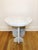 Contemporary Minimalist Fin Marble Side Table For Sale - Image 3 of 8