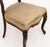 Brown Victorian Silk Upholstered Walnut Side Chairs, 2 For Sale - Image 8 of 10