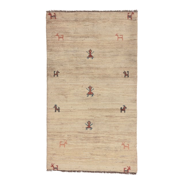 Vintage Persian Gabbeh Rug, 02'11 X 05'02 For Sale