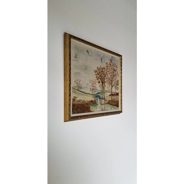 This beautiful abstract landscape painting has been created in 1907. For your consideration we are presenting for sale...