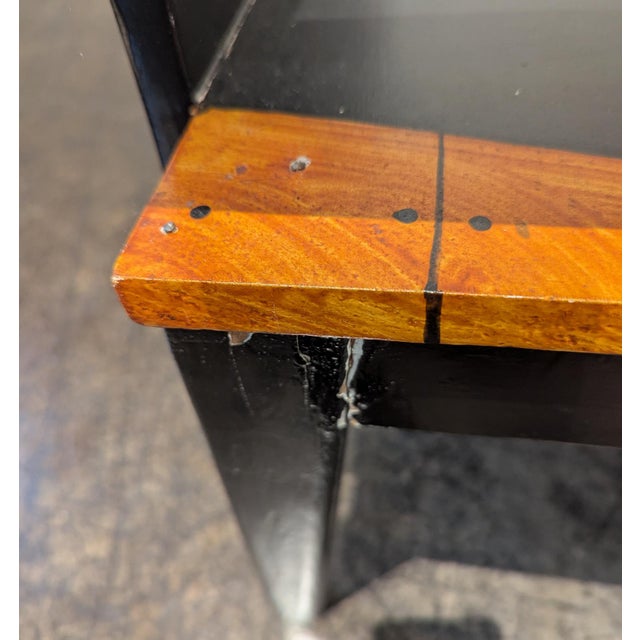 Cat Bench Hand Painted Folk Art Circa 1980 For Sale - Image 11 of 11