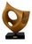 David Allen Chamberlain ‘Resona’ 1984 Hand-Carved Solid Mahogany Abstract Sculpture For Sale - Image 9 of 11