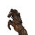 7" Small Brown UpRearing Spirited Details Motifs Wood Horse Figure For Sale In San Francisco - Image 6 of 9