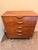 Lane Furniture 1960s Warren Church for Lane "Perception" Mid Century Modern Walnut Five Drawer Highboy Dresser For Sale - Image 4 of 11