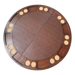 Wood Folding Game Table For Sale