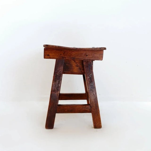 Spanish Chestnut Side or Bedside Table, 18th Century, in Good conditions. Designed before 1890