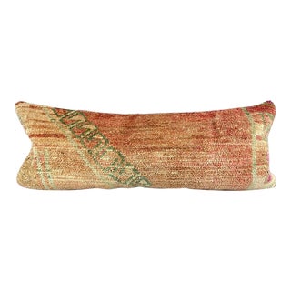 14 x 35 Lumbar Rug Pillow Turkish Radiance Turkish Pillow Cushion Cover For Sale