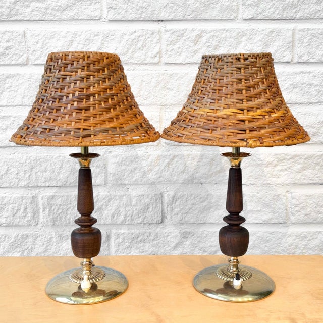 Vintage Scandinavian 32060 Table Lamp by Bertil Brisborg for Nordiska Kompaniet, 1940s, Set of 2 For Sale - Image 16 of 16