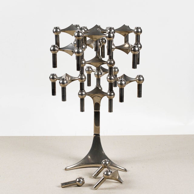 Orion Modular Candelabra by Fritz Nagel for BMF, 1960s For Sale - Image 12 of 14