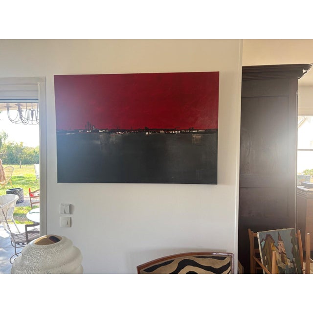 2000 - 2009 Marilyn Monnier, Abstract Composition, 2000s, Acrylic Painting on Canvas For Sale - Image 5 of 9