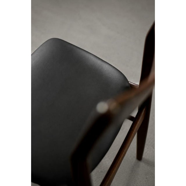 Mid-Century Scandinavian Modern Dining Chairs in Beech and Rosewood, 1960s, Set of 4 For Sale - Image 10 of 18