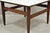 Wood Vintage Mid Century Modern Walnut Base Laminate Top Low Side Tables - A Pair For Sale - Image 7 of 10