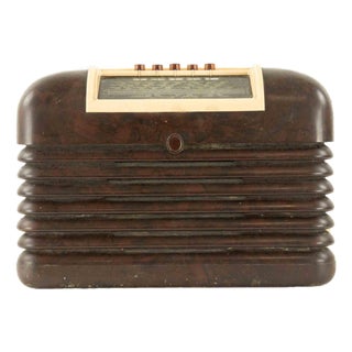 Vintage Radio DAC10 in Bakelite and Resin from Bush, Italy, 1950s For Sale
