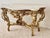 French Louis XV Style Vintage Giltwood Rococo Carved Console Table Vintage For Sale - Image 4 of 15