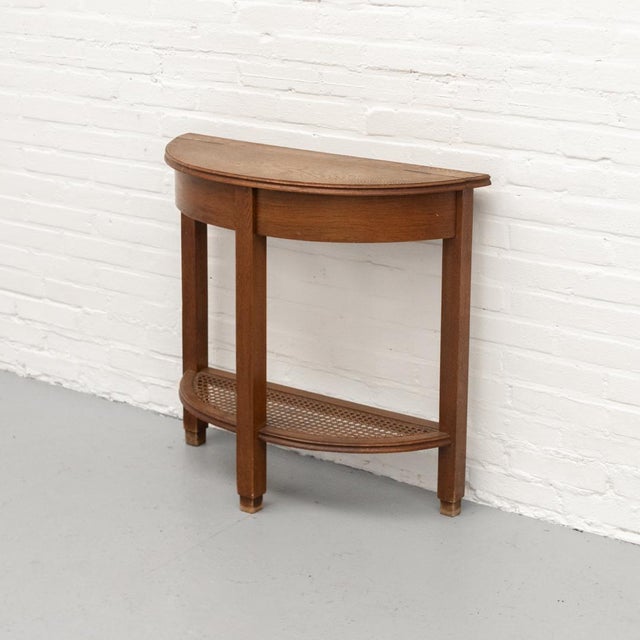 Vintage Dutch Oak Console Table, 1930s For Sale - Image 14 of 14