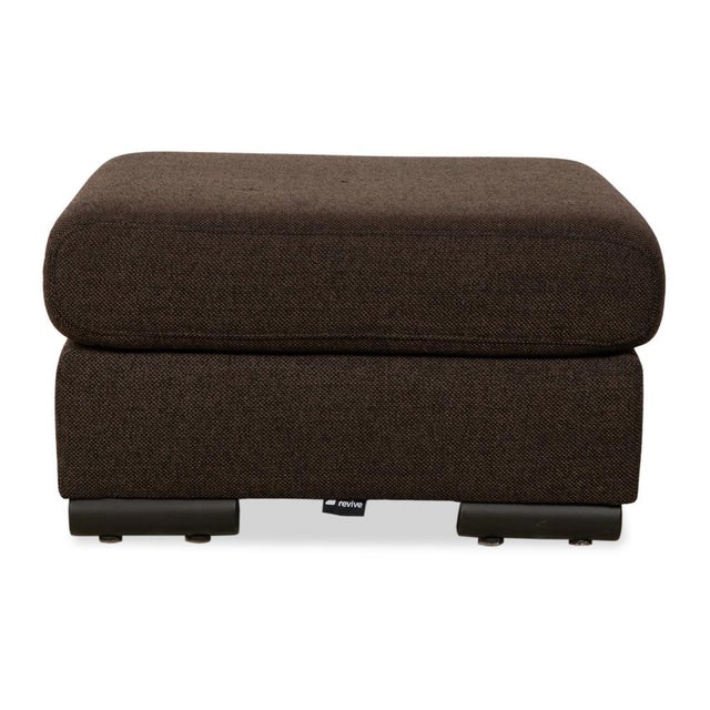 Brown Loft Fabric Stool by Ewald Schillig For Sale - Image 8 of 10