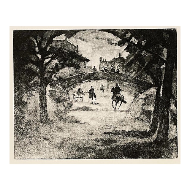 1920s William Meyerowitz Equestrian Etching For Sale