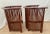 Stickley Rare Set of Stickley Lounge Chairs Spindle Barrel Back Solid Cherry Leather Seat For Sale - Image 4 of 18