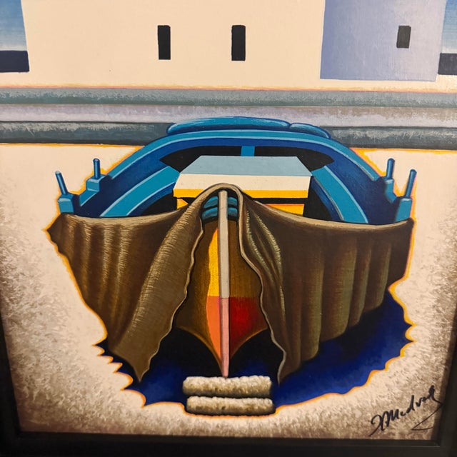 Igor Medvedev Cared for Small Signed Limited Edition Canvas 367/750 Framed For Sale In Dallas - Image 6 of 10