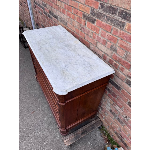 19th Century Italian Commode With Marble For Sale - Image 11 of 18