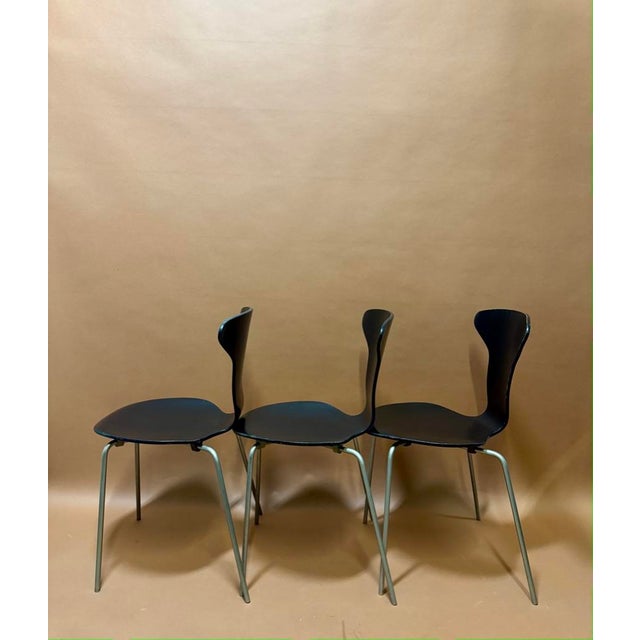 Mid-Century Modern 3105 Mosquito Chairs by Arne Jacobsen, 1950, Set of 3 For Sale - Image 3 of 13