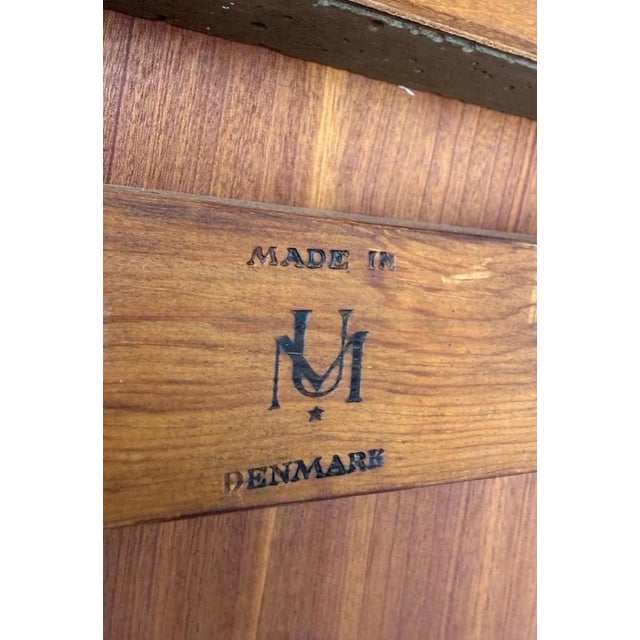 Wood Vintage Danish Table by Johannes Andersen for Uldum Møbelfabrik, 1950s For Sale - Image 7 of 9