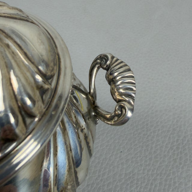 Silver 800 Silver Sugar Bowl, 1970 For Sale - Image 8 of 13