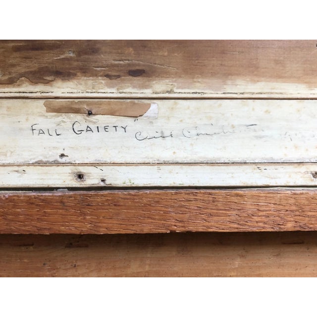 American Cecil Chichester (New York, 1891-1963) "Fall Gaiety" C.1920 For Sale - Image 3 of 8