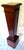 Antique Early 1800s Georgian Style Carved Mahogany Tapered Pedestal Stand For Sale - Image 16 of 18