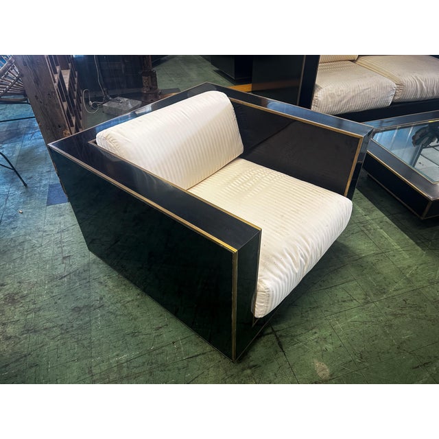 Wood Geometric Sofa Set, 1970, Set of 5 For Sale - Image 7 of 14